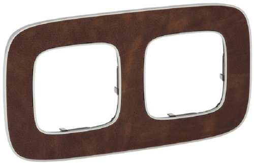 Рамка универсальная Legrand Valena Allure 2-м. кожа фото Рамка универсальная Legrand Valena Allure 2-м. кожа картинка